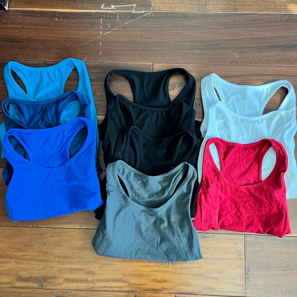 Women’s racer back tank tops. All Size SM